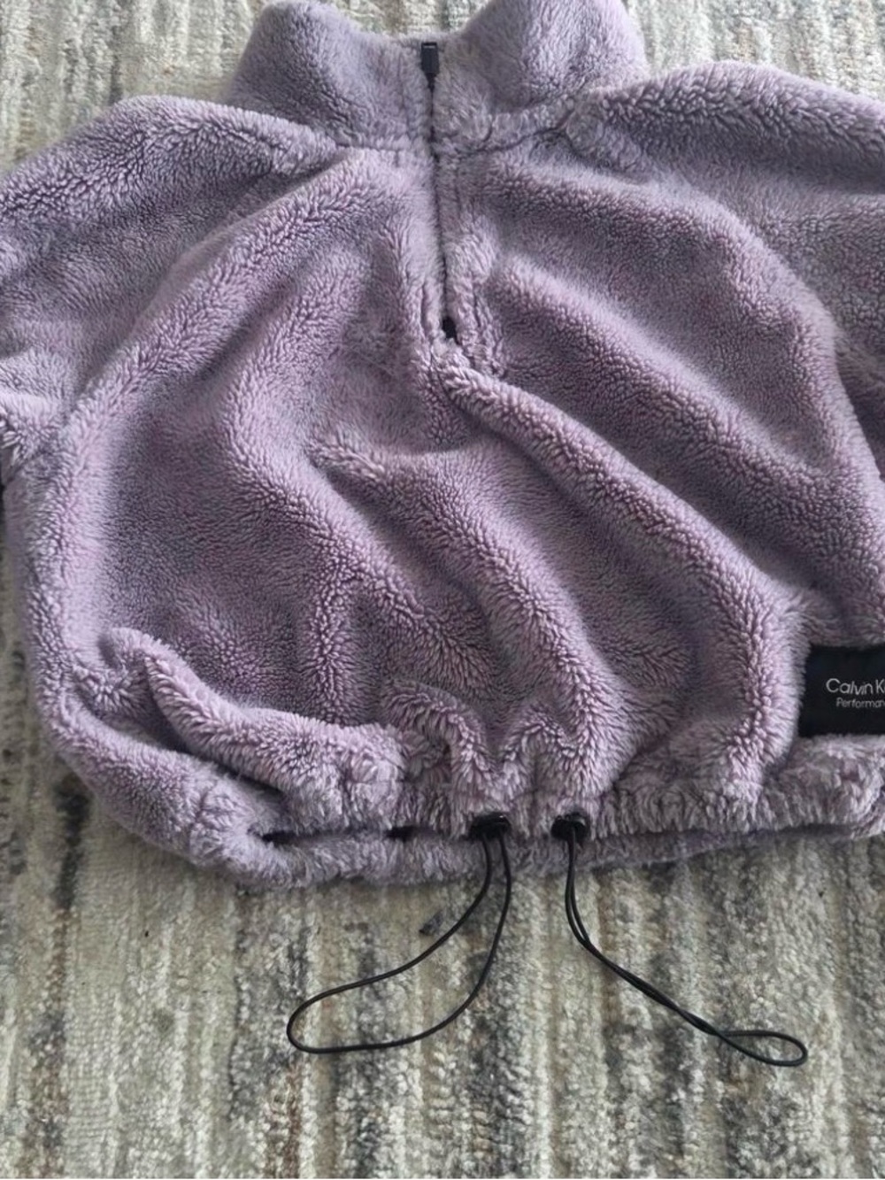 Calvin Klein Performance Lavender Plush Fleece Pullover